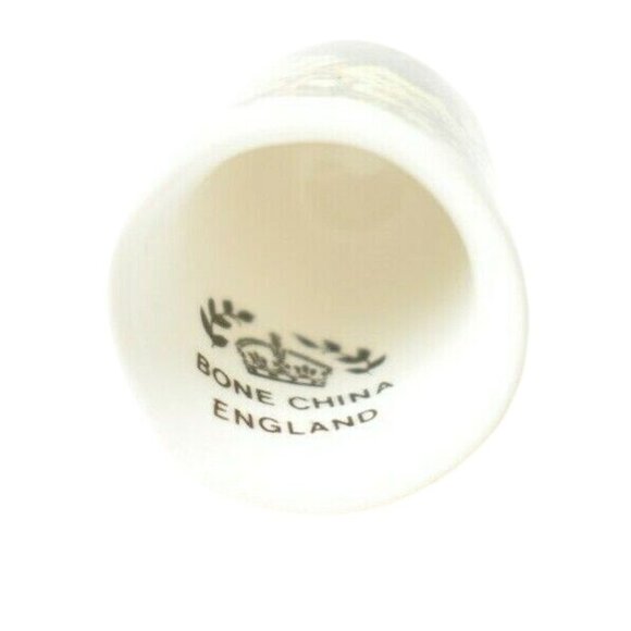 Ostrich Graphic Collectable Souvenir Fine Bone China Vintage Thimble - Picture 5 of 5